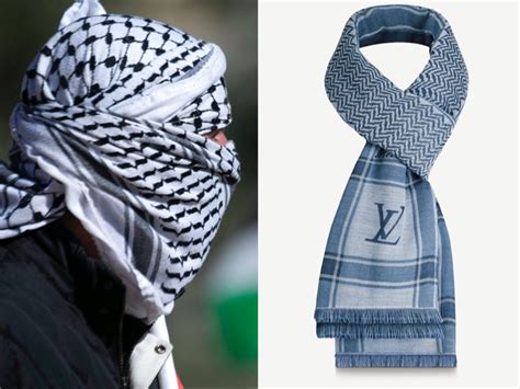 monogram keffiyeh stole lv|Louis Vuitton Caught in Controversy Over Keffiyeh.